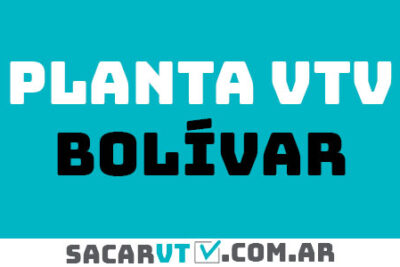 sacar turno en vtv de bolivar