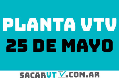 sacar turno en vtv de 25 de mayo