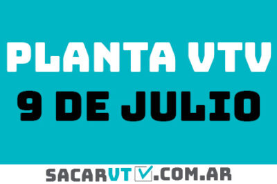 sacar turno en vtv de 9 de julio