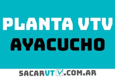 sacar turno en vtv de ayacucho