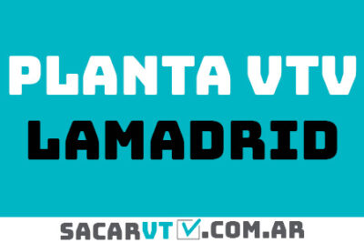 sacar turno en vtv de lamadrid