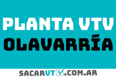 sacar turno en vtv de olavarria