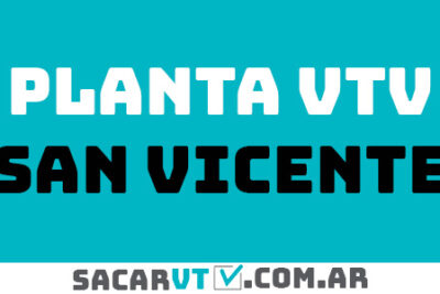 sacar turno en vtv de san vicente