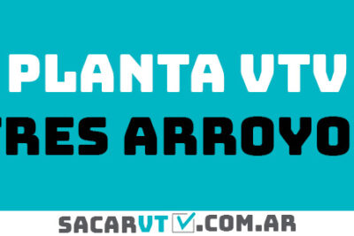 sacar turno en vtv de tres arroyos