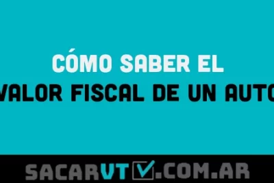 como puedo saber el valor fiscal de mi auto