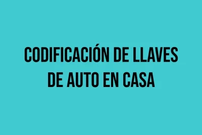 cómo codificar una llave de auto